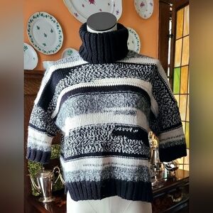 NWOT 10 Crosby Derek Lam Cotton/Wool Loose Fit Top